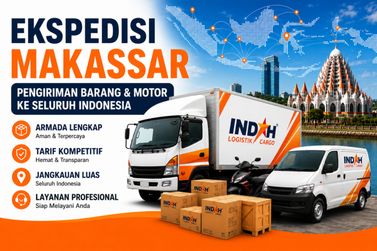 Ekspedisi Makassar Murah untuk pengiriman barang dan motor ke seluruh Indonesia