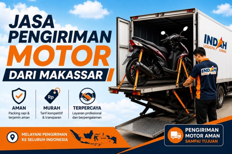 Jasa pengiriman motor dari Makassar murah ke seluruh Indonesia